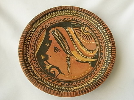 古代ギリシャ赤絵皿