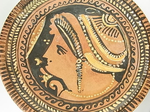 古代ギリシャ赤絵皿
